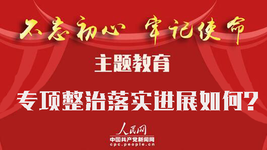 專項整治落實進展如何？（31省區市和新疆生產建設兵團）